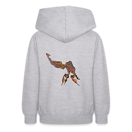 Teenager Hoodie Phyllocrania paradoxa male - Hellgrau meliert