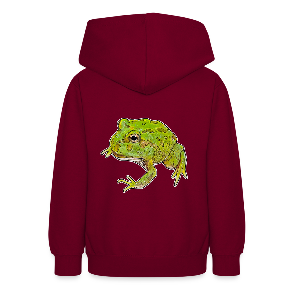 Teenager Hoodie Ceratophrys cranwelli Peppermint Blue - Bordeaux