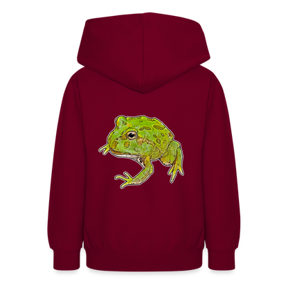 Teenager Hoodie Ceratophrys cranwelli Peppermint Blue - Bordeaux