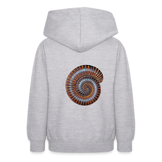 Teenager Hoodie Archispirostreptus gigas - Hellgrau meliert