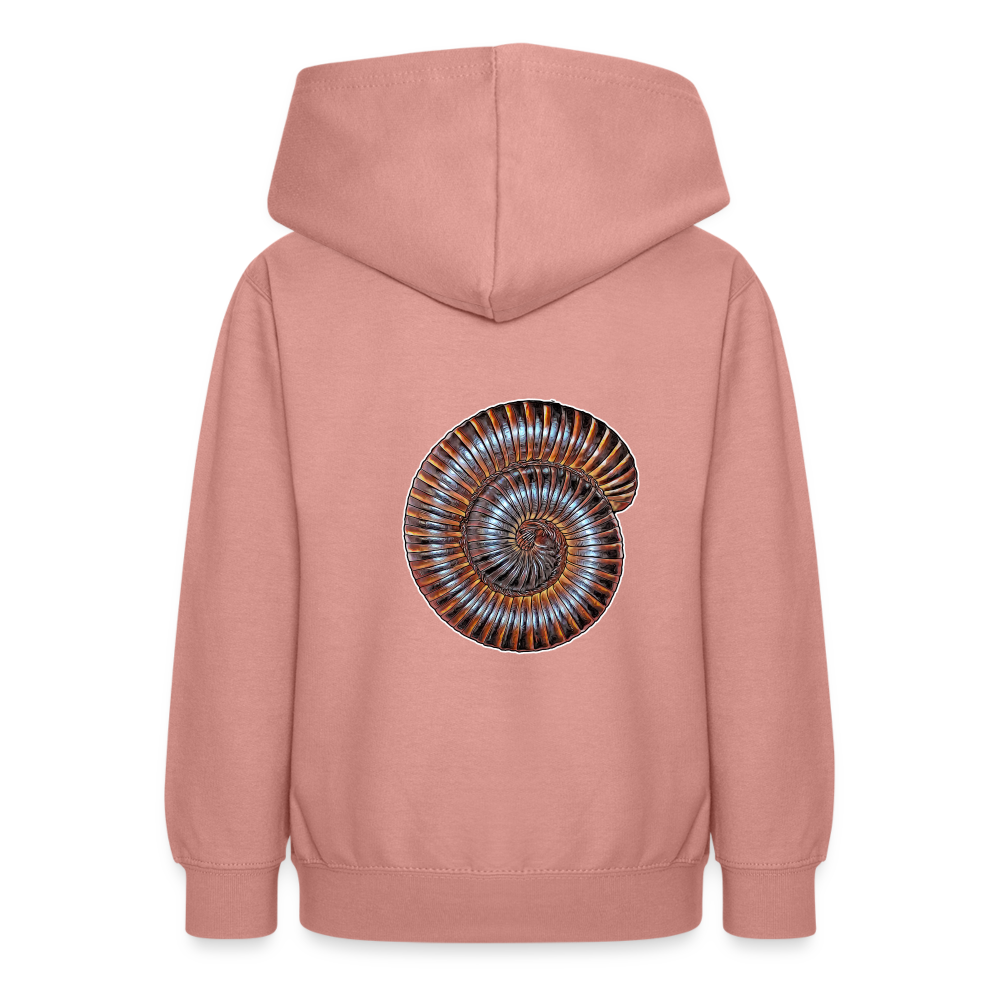 Teenager Hoodie Archispirostreptus gigas - Altrosa