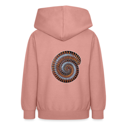 Teenager Hoodie Archispirostreptus gigas - Altrosa