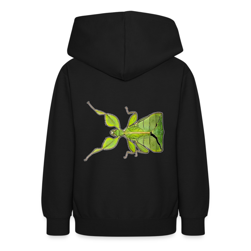 Teenager Hoodie Phyllium philippinicum female - Schwarz