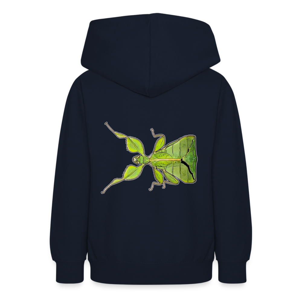 Teenager Hoodie Phyllium philippinicum female - Navy