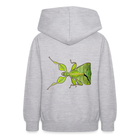 Teenager Hoodie Phyllium philippinicum female - Hellgrau meliert