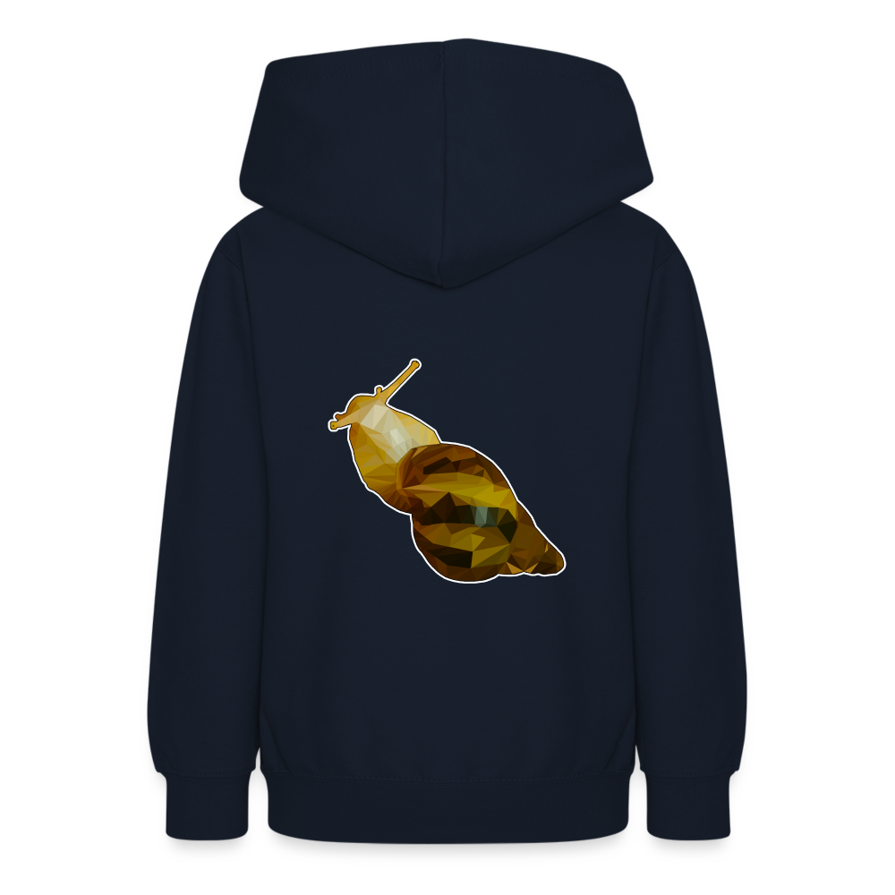 Teenager Hoodie Achatina reticulata Low Poly - Navy
