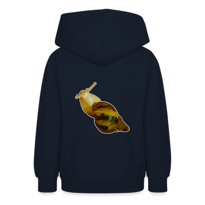 Teenager Hoodie Achatina reticulata Low Poly - Navy