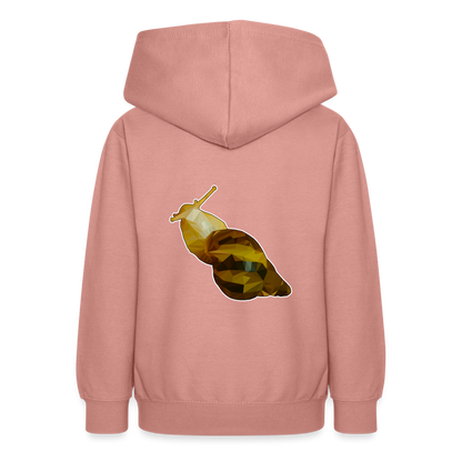Teenager Hoodie Achatina reticulata Low Poly - Altrosa