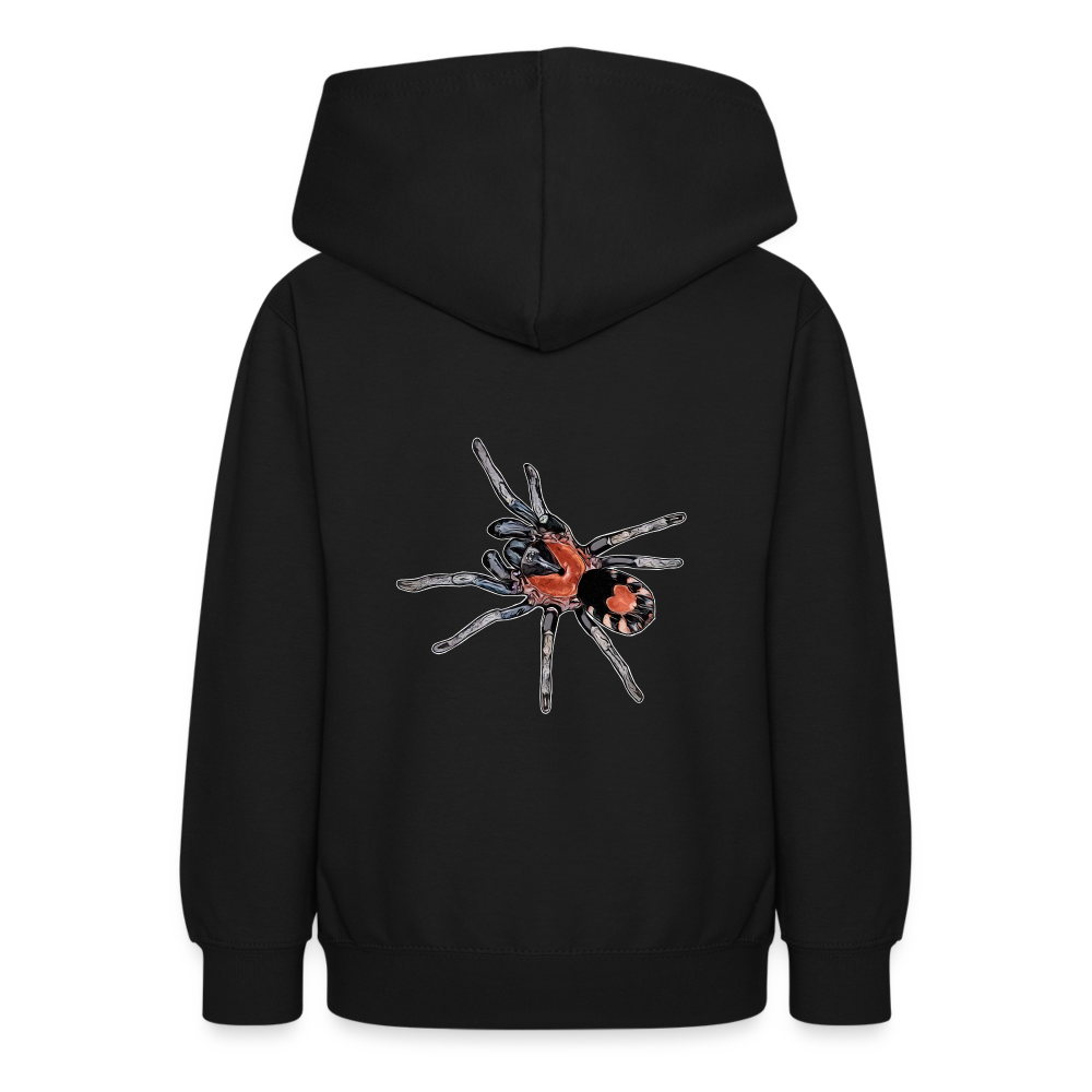 Teenager Hoodie Cyriocosmus elegans - Schwarz