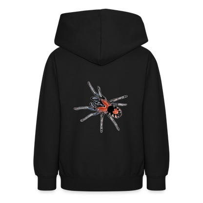 Teenager Hoodie Cyriocosmus elegans - Schwarz