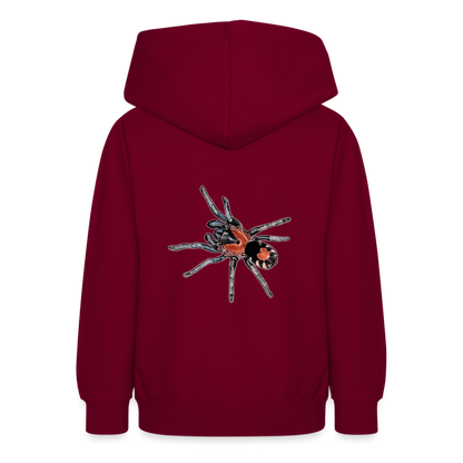 Teenager Hoodie Cyriocosmus elegans - Bordeaux