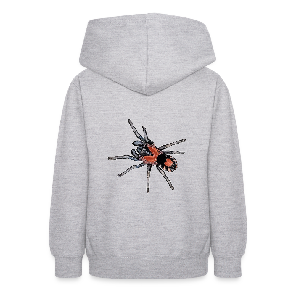 Teenager Hoodie Cyriocosmus elegans - Hellgrau meliert