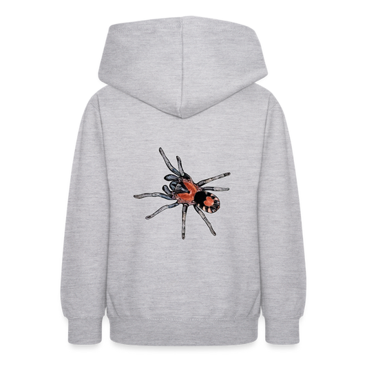 Teenager Hoodie Cyriocosmus elegans - Hellgrau meliert