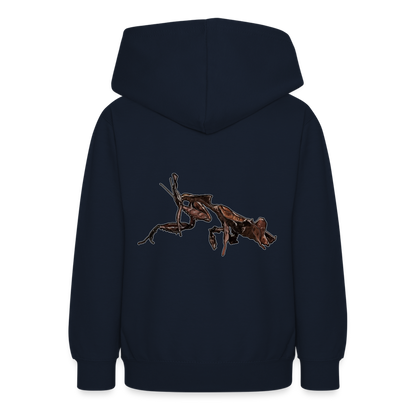 Teenager Hoodie Phyllocrania paradoxa female 2 - Navy