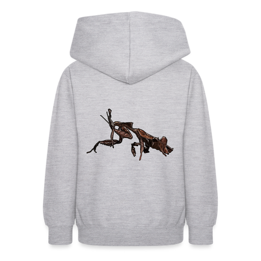 Teenager Hoodie Phyllocrania paradoxa female 2 - Hellgrau meliert