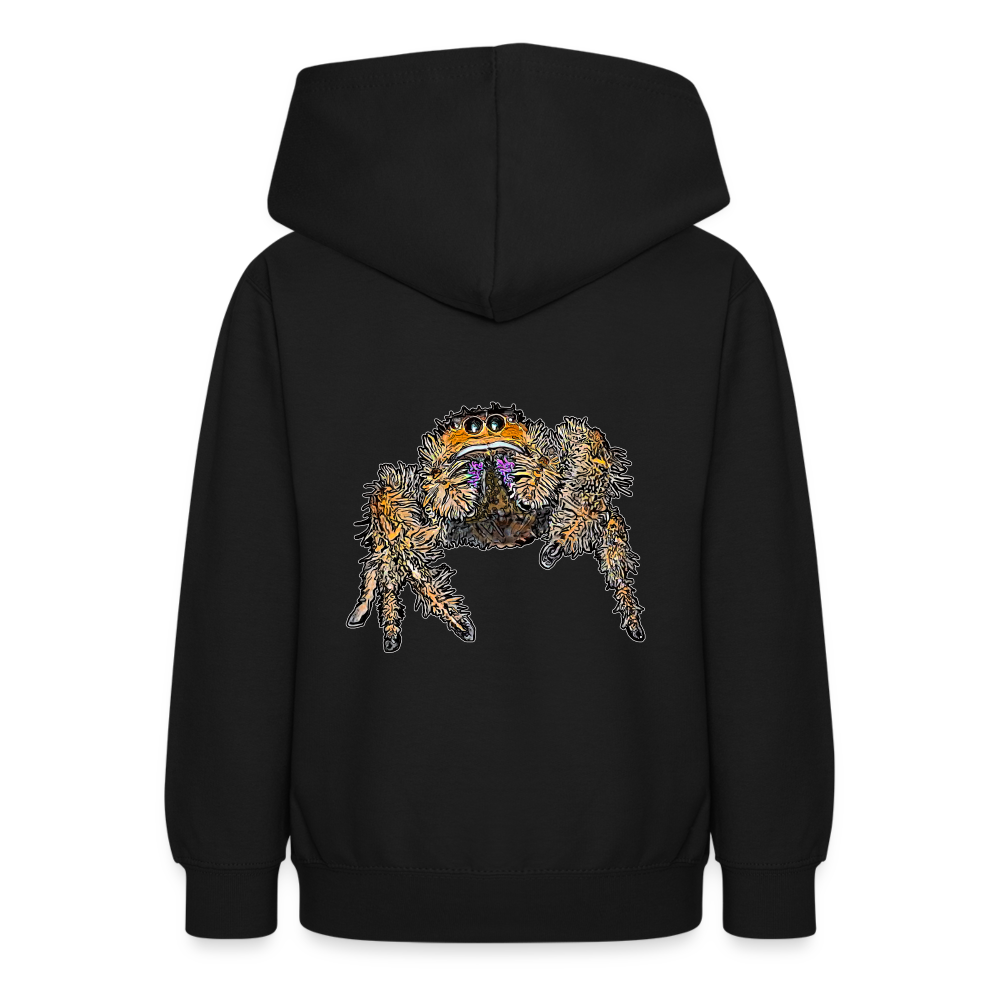 Teenager Hoodie Phidippus regius Everglades female - Schwarz