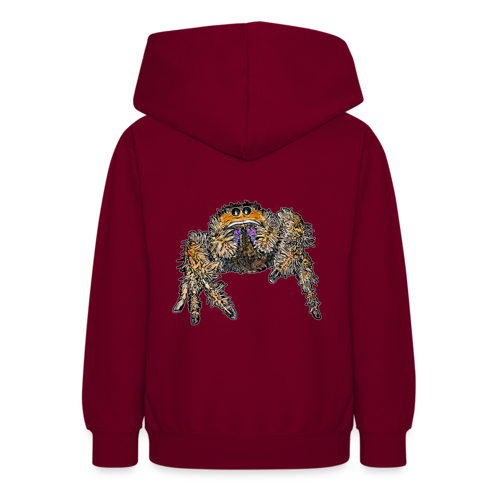Teenager Hoodie Phidippus regius Everglades female - Bordeaux