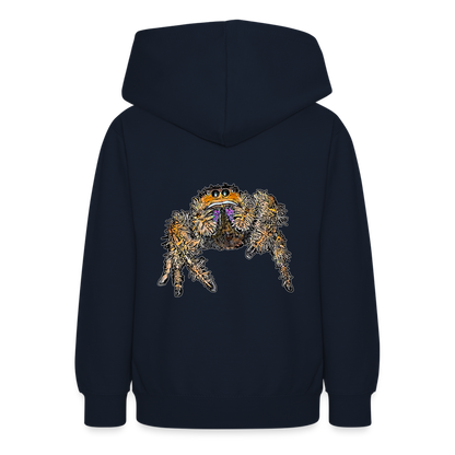 Teenager Hoodie Phidippus regius Everglades female - Navy