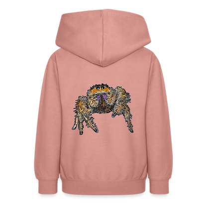 Teenager Hoodie Phidippus regius Everglades female - Altrosa