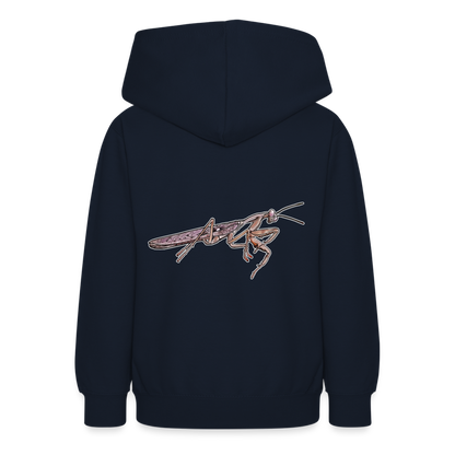 Teenager Hoodie Rhombodera kirbyi male - Navy