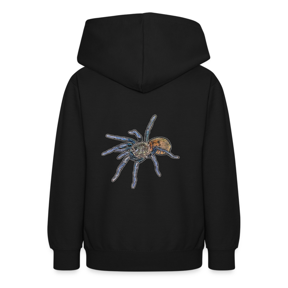 Teenager Hoodie Chromatopelma cyaneopubescens - Schwarz
