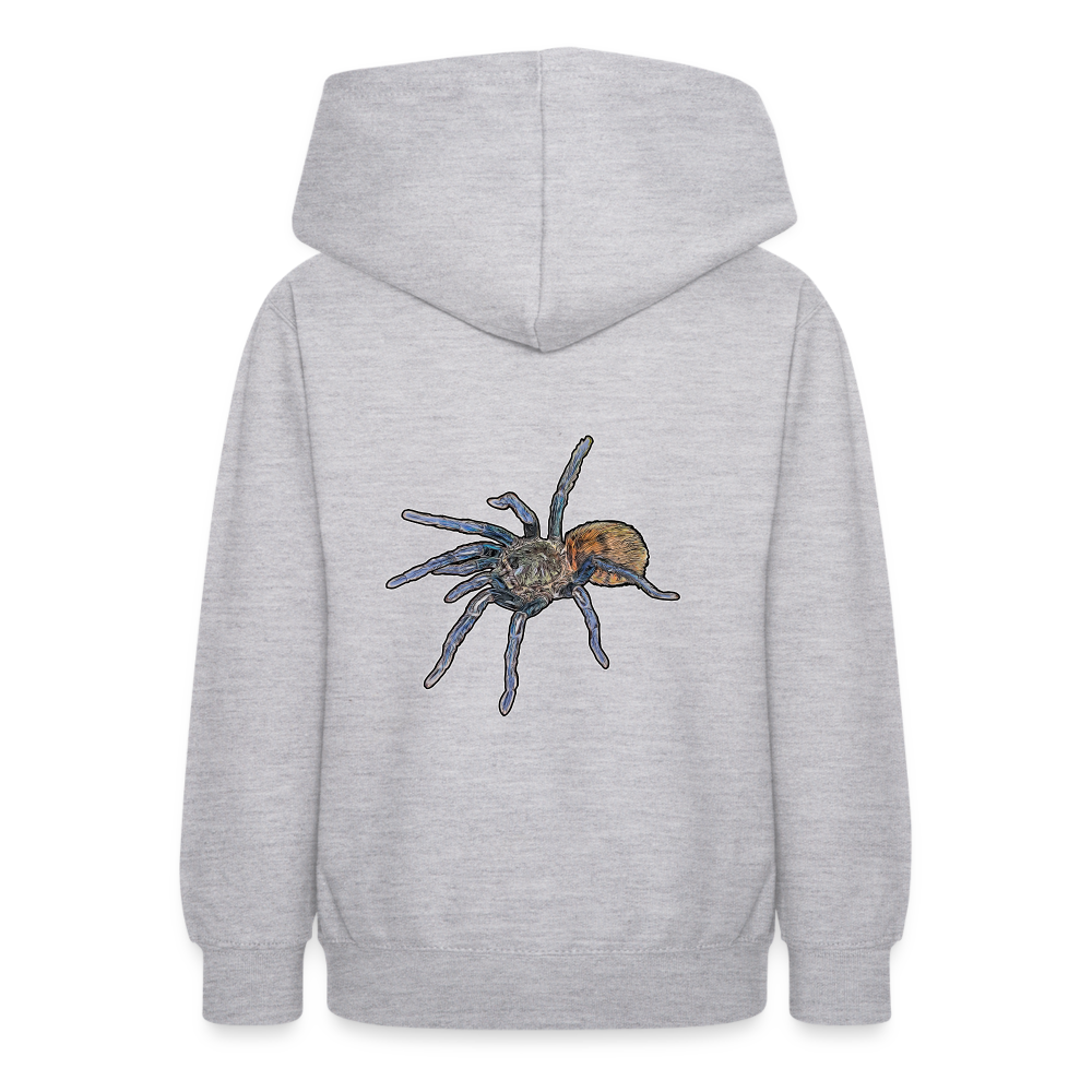 Teenager Hoodie Chromatopelma cyaneopubescens - Hellgrau meliert