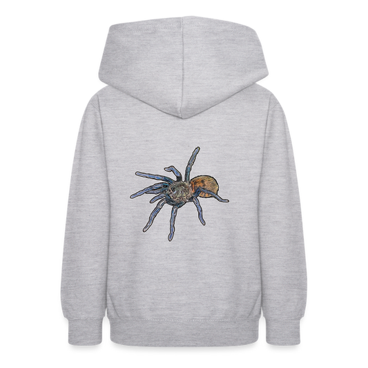 Teenager Hoodie Chromatopelma cyaneopubescens - Hellgrau meliert
