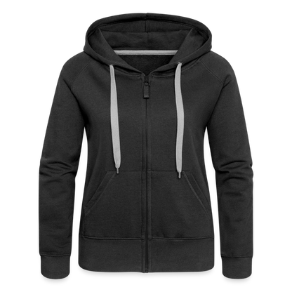 Frauen Zip-Hoodie Rhombodera kirbyi male - Schwarz