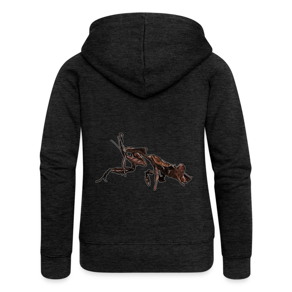 Frauen Zip-Hoodie Phyllocrania paradoxa female 2 - Anthrazit