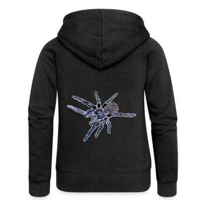 Frauen Zip-Hoodie Pterinopelma sazimai - Schwarz