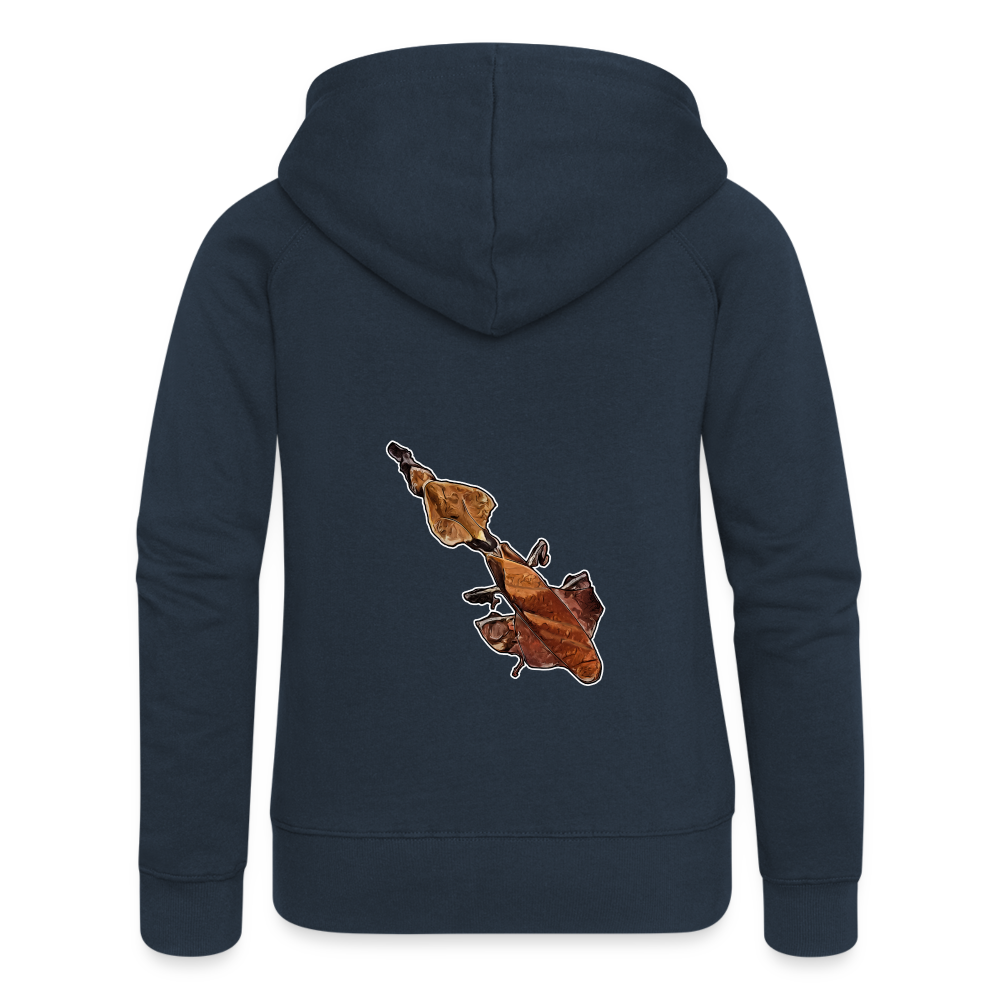 Frauen Zip-Hoodie Phyllocrania paradoxa female - Navy