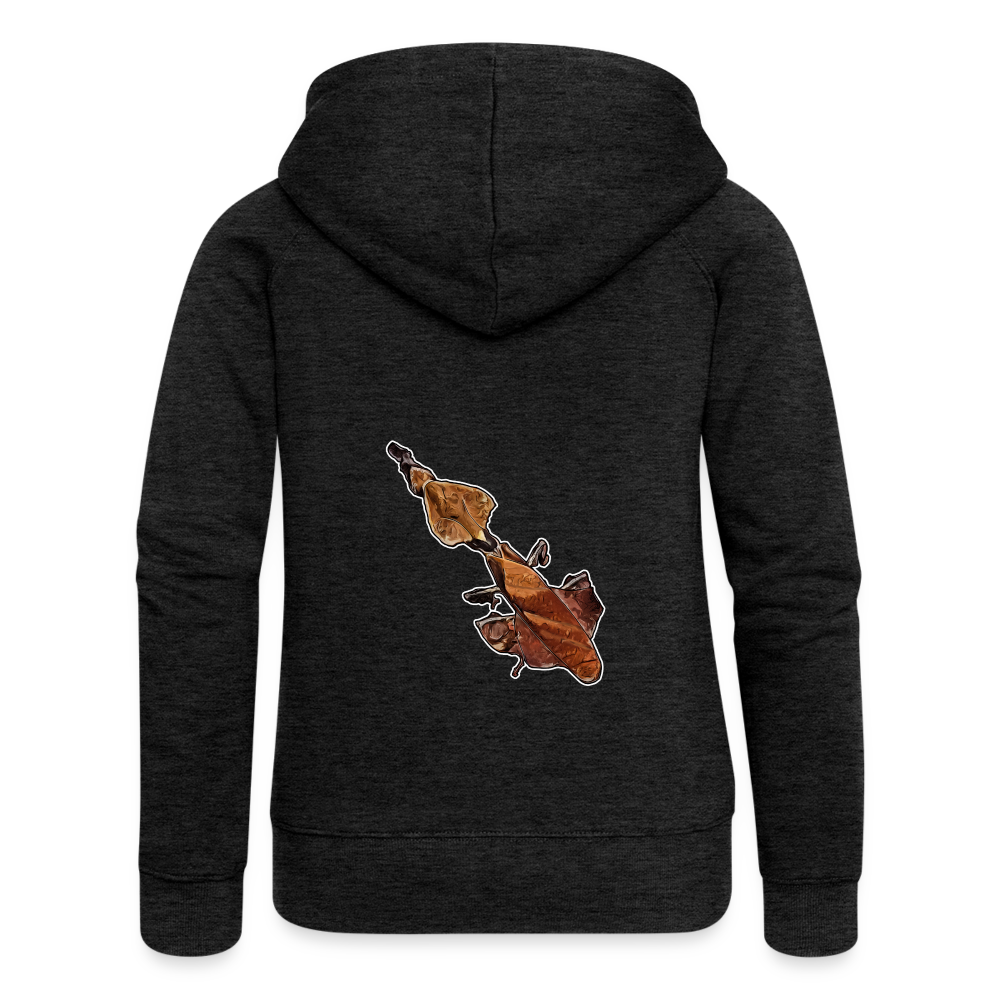 Frauen Zip-Hoodie Phyllocrania paradoxa female - Anthrazit