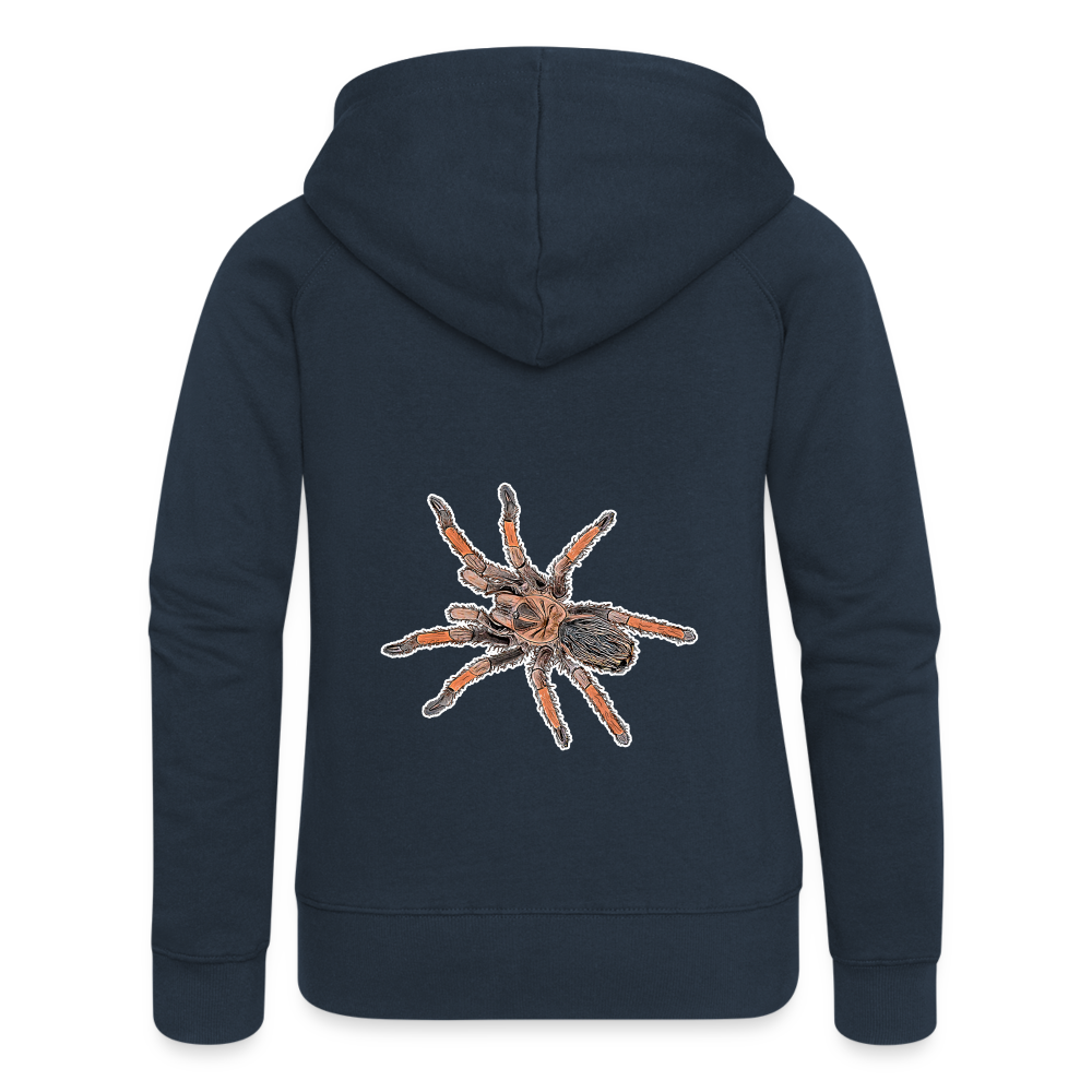 Frauen Zip-Hoodie Brachypelma emilia - Navy
