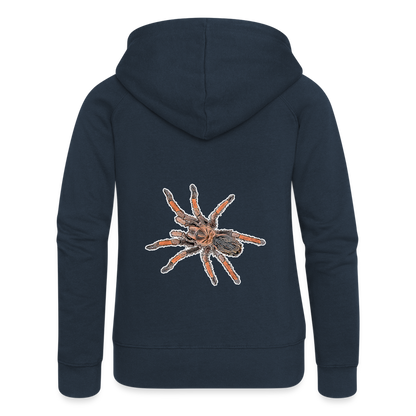 Frauen Zip-Hoodie Brachypelma emilia - Navy
