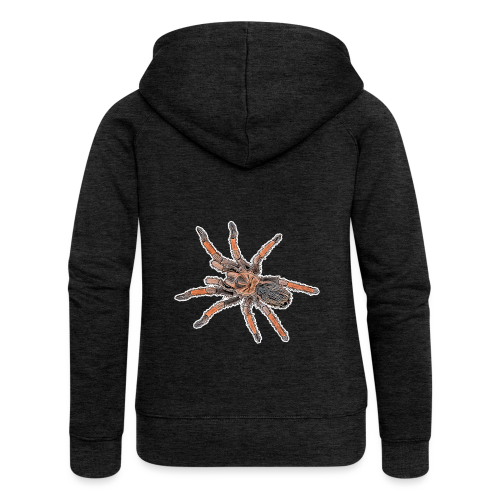 Frauen Zip-Hoodie Brachypelma emilia - Anthrazit