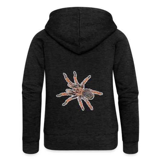 Frauen Zip-Hoodie Brachypelma emilia - Anthrazit