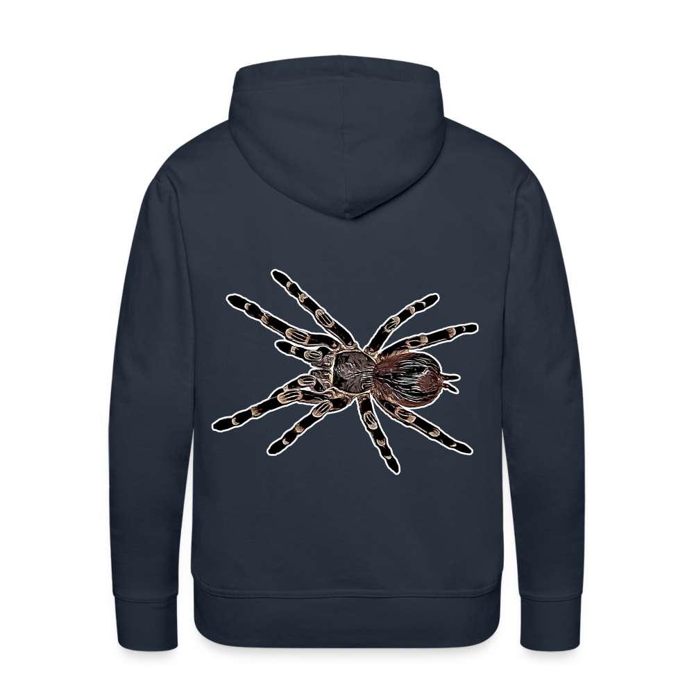 Männer Hoodie Acanthoscurria geniculata - Navy