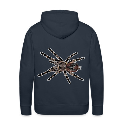 Männer Hoodie Acanthoscurria geniculata - Navy