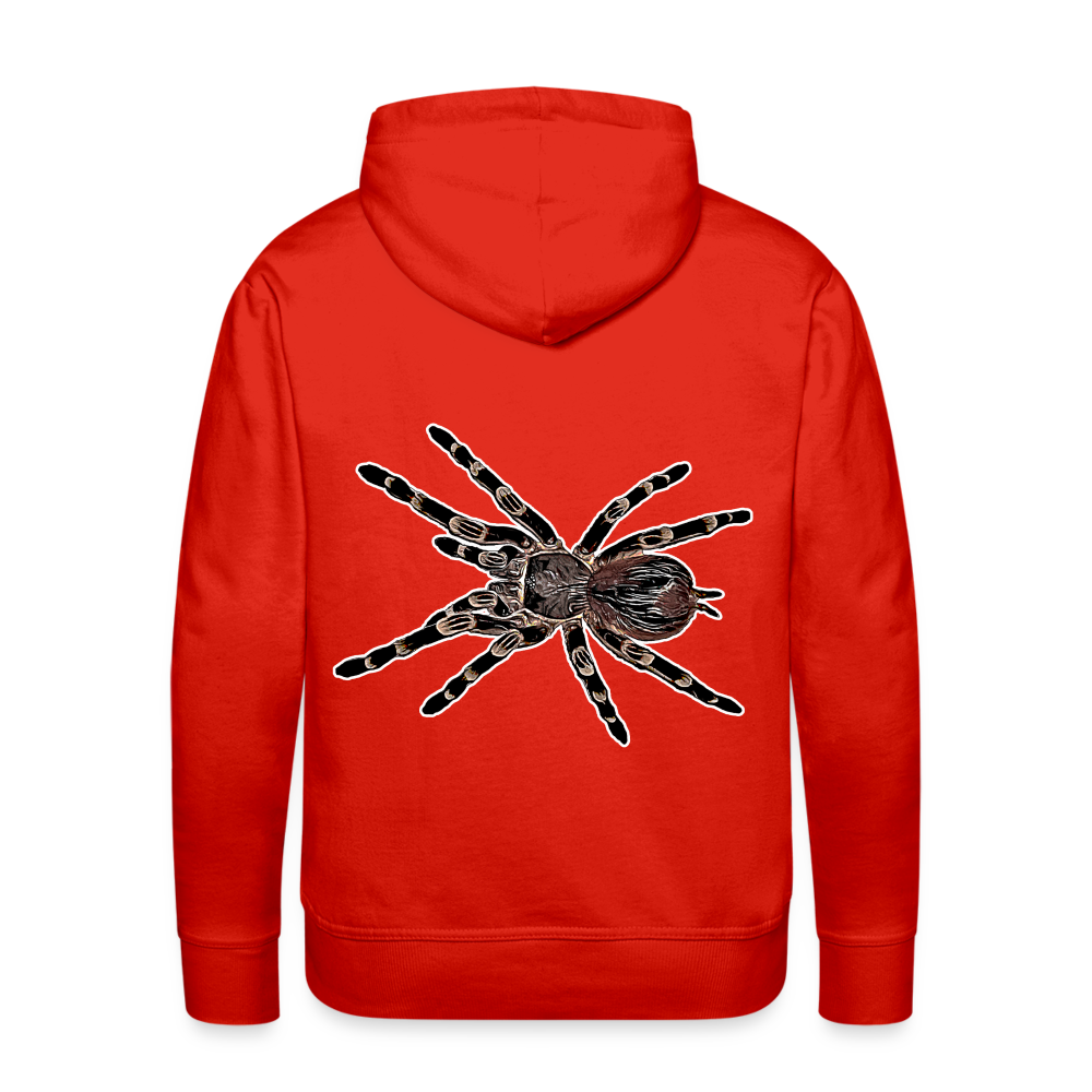 Männer Hoodie Acanthoscurria geniculata - Rot