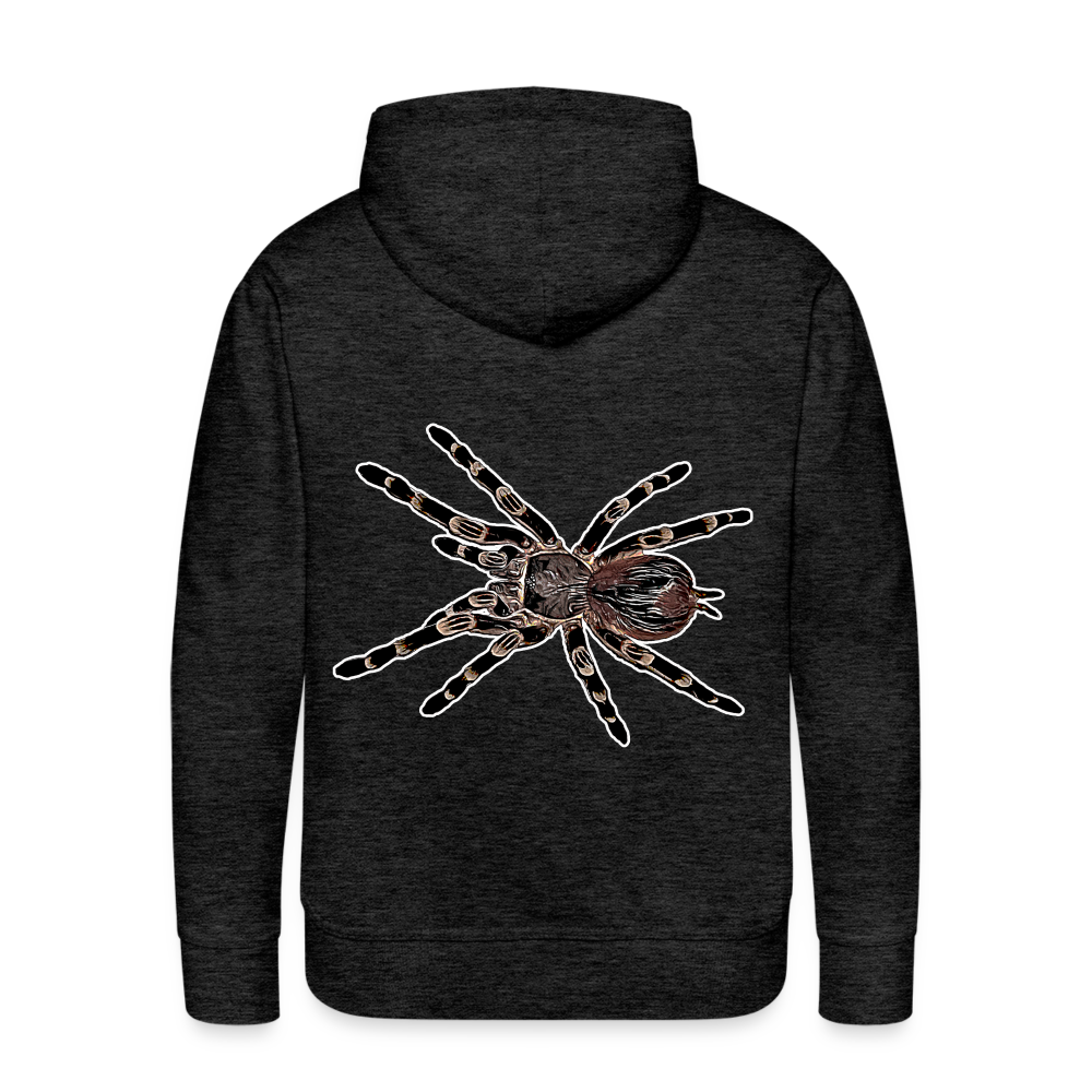 Männer Hoodie Acanthoscurria geniculata - Anthrazit