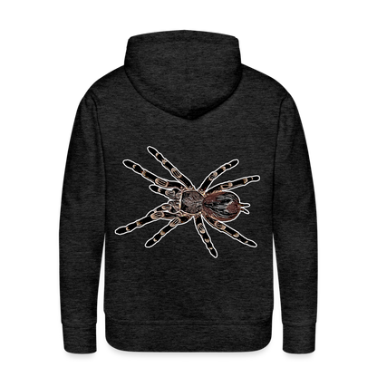 Männer Hoodie Acanthoscurria geniculata - Anthrazit
