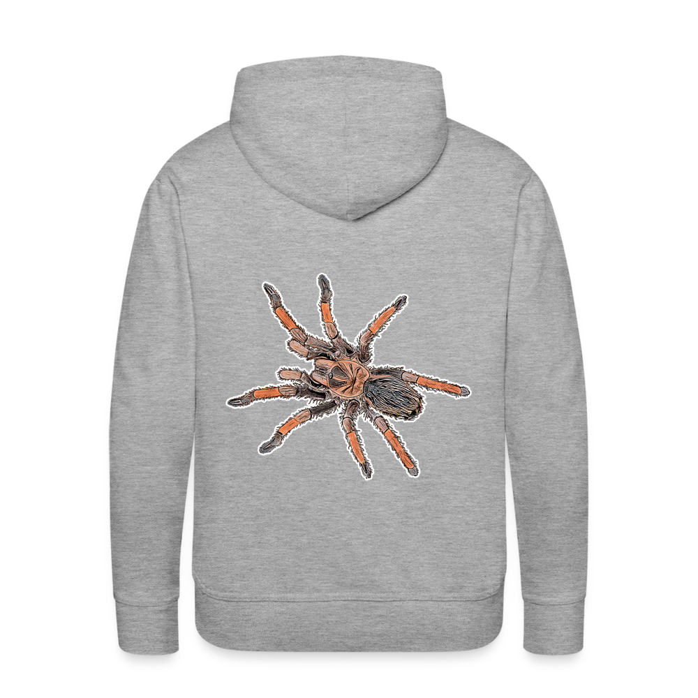 Männer Hoodie Brachypelma emilia - Grau meliert
