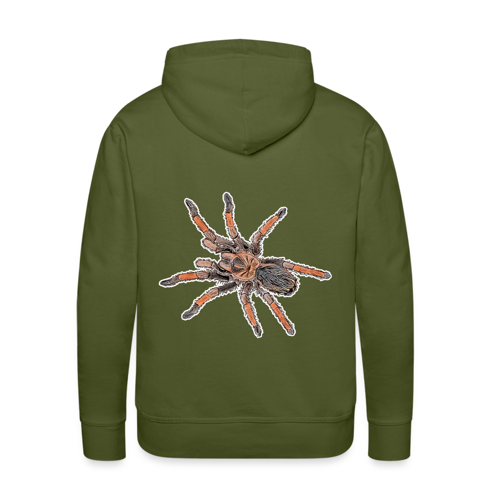 Männer Hoodie Brachypelma emilia - Olivgrün