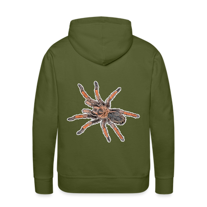 Männer Hoodie Brachypelma emilia - Olivgrün