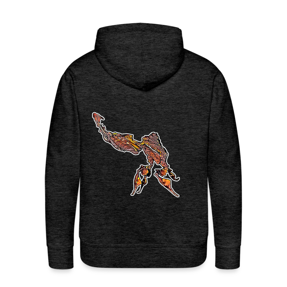 Männer Hoodie Phyllocrania paradoxa male - Anthrazit