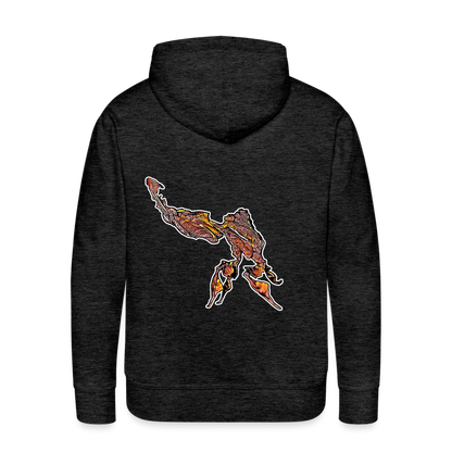 Männer Hoodie Phyllocrania paradoxa male - Anthrazit