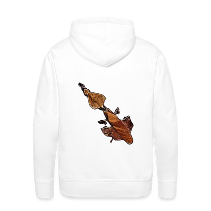 Männer Hoodie Phyllocrania paradoxa female - weiß