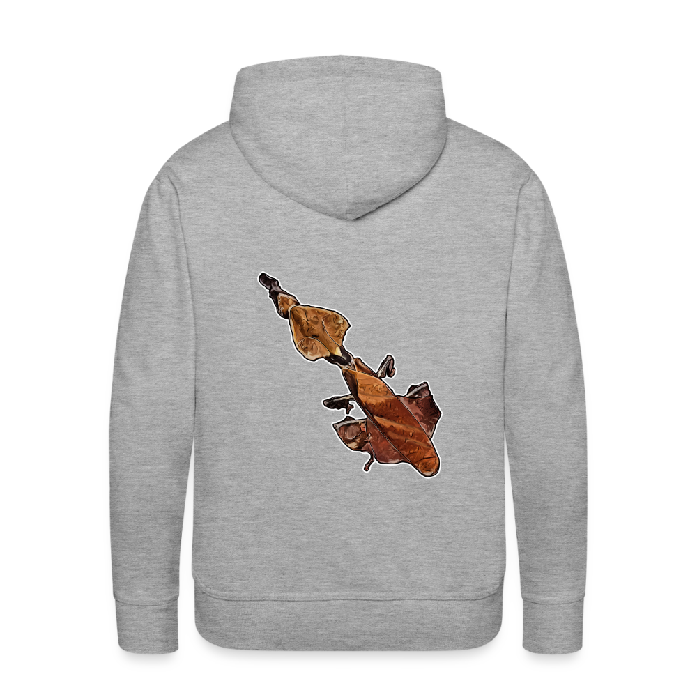 Männer Hoodie Phyllocrania paradoxa female - Grau meliert
