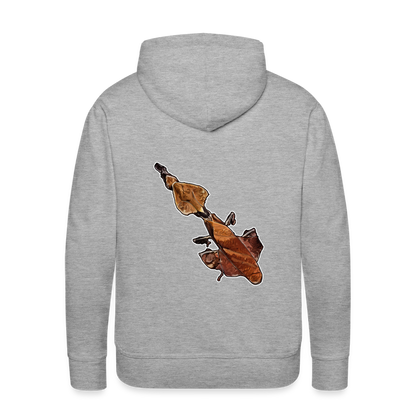 Männer Hoodie Phyllocrania paradoxa female - Grau meliert