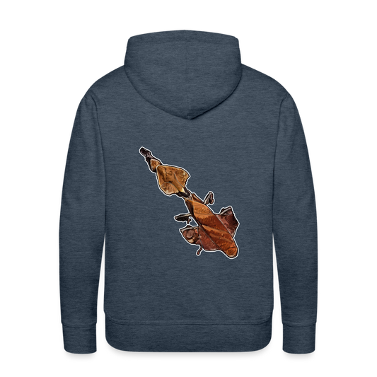 Männer Hoodie Phyllocrania paradoxa female - Jeansblau